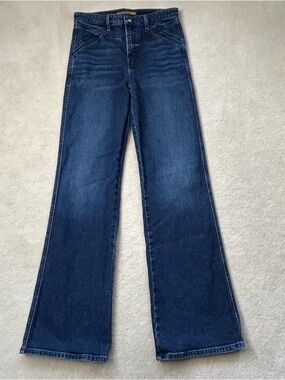 Joe's Jeans Dark Blue Wide Leg Flare Jeans